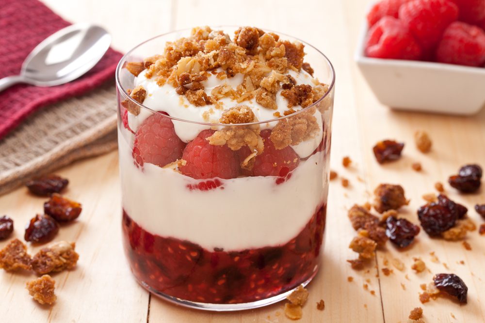 verrine fruits rouges